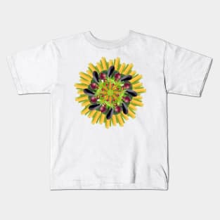 vegan mandala with corn Kids T-Shirt